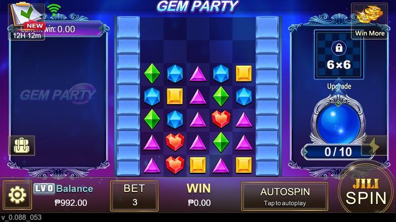 NO.6 top slot machine games -Gem Party