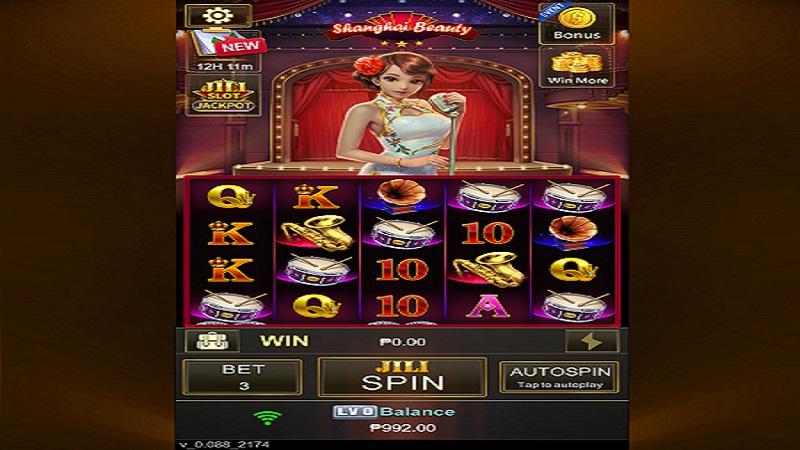 NO.8 top slot machine games -Shanghai Beauty